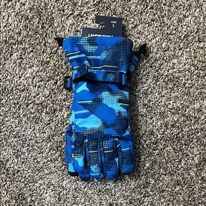 Lands End kids gloves squall ez touch size Large NWT